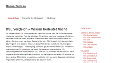 Desktop Screenshot of online-tarife.eu